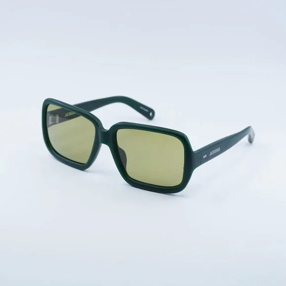 Jacquemus CABANA JAC/86 C3 Sunglasses Matte Green Square  display picture 1